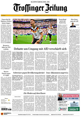 Cover of Trossinger Zeitung