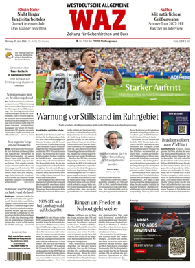 Cover of Westdeutsche Allgemeine Zeitung (Gelsenkirchen)
