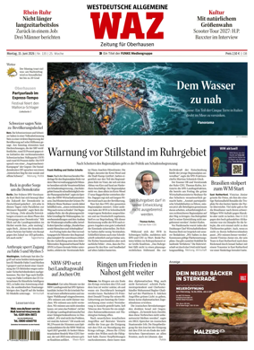 Cover of Westdeutsche Allgemeine Zeitung (Oberhausen)