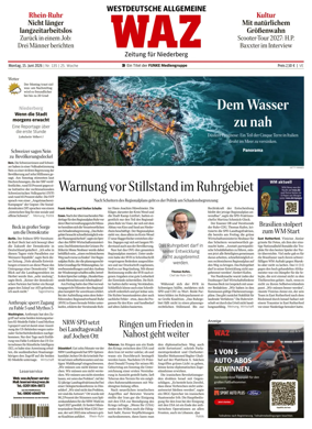 Cover of Westdeutsche Allgemeine Zeitung (Velbert)