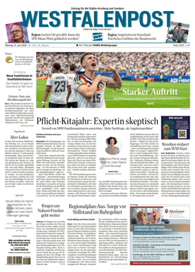 Cover of Westfalenpost (Arnsberg)