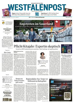 Cover of Westfalenpost (Olpe)