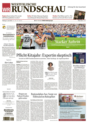 Cover of Westfalische Rundschau (Arnsberg)