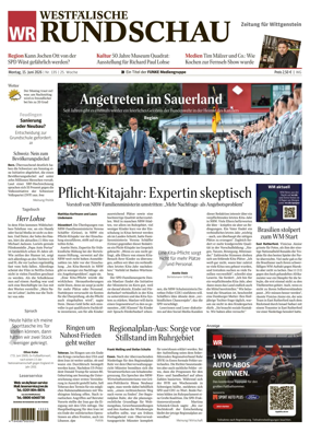 Cover of Westfalische Rundschau (Bad Berleburg Wittgenstein)