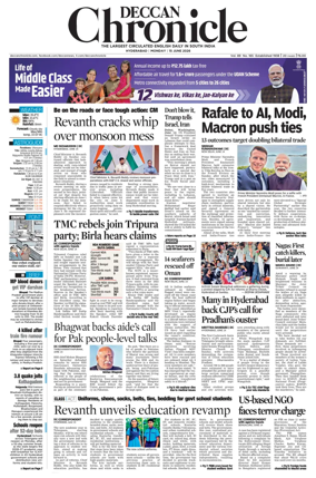 Cover of Deccan Chronicle