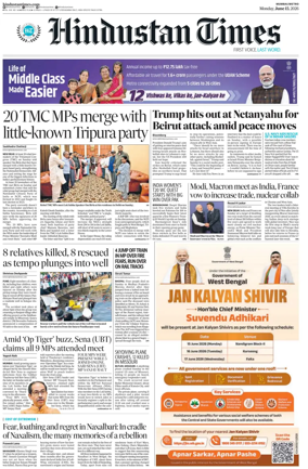 Cover of Hindustan Times ST (Mumbai)