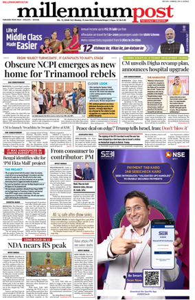 Cover of Millennium Post (Kolkata)
