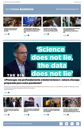 Cover of Euronews Business (Portuguese)