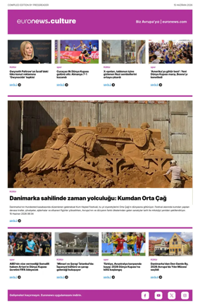 Cover of Euronews Culture and Sport (Turkish) Compiled Edition