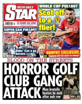 Cover of Irish Daily Star