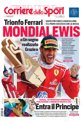 Cover of Corriere dello Sport (Nazionale)