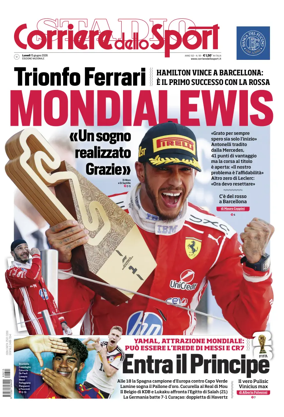 Cover of Corriere dello Sport