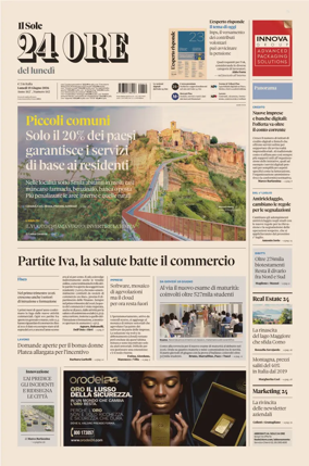 Cover of Il Sole 24 Ore