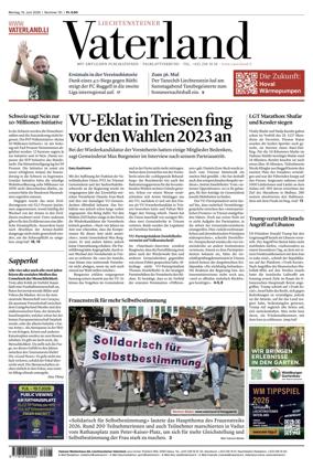 Cover of Liechtensteiner Vaterland