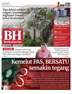 Cover of Berita Harian