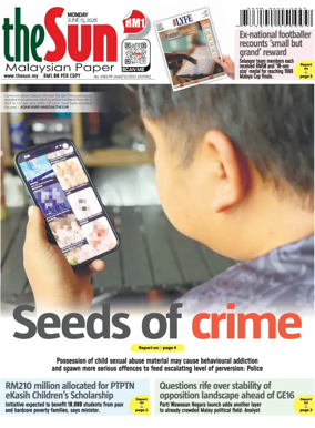 Cover of The Sun (Malaysia)