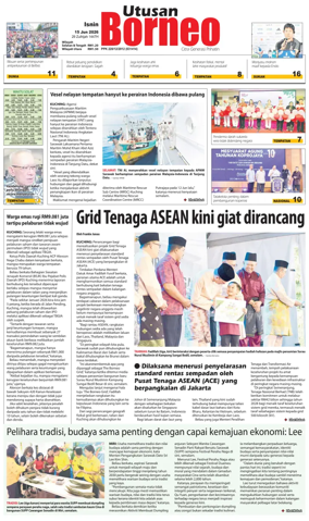 Cover of Utusan Borneo (Sarawak)