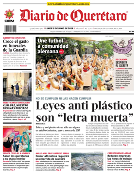 Cover of Diario de Queretaro
