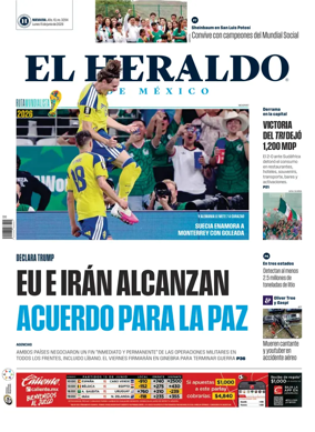 Cover of El Heraldo de Mexico