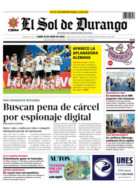 Cover of El Sol de Durango