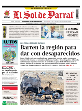Cover of El Sol de Parral