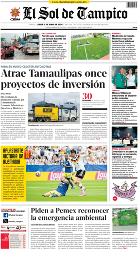 Cover of El Sol de Tampico
