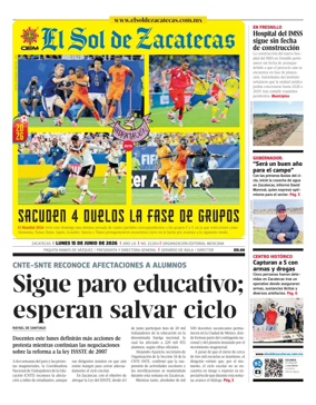 Cover of El Sol de Zacatecas