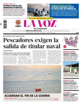 Cover of La Voz de la Frontera