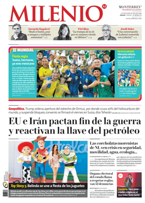 Cover of Milenio Monterrey