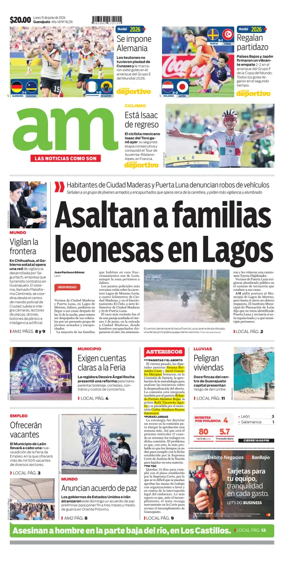 Cover of Periodico AM (Leon)