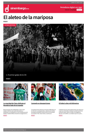 Cover of Sin Embargo Opinion