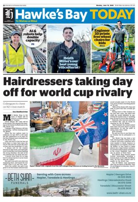 Cover of Hawke's Bay Today