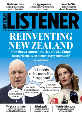 Cover of New Zealand Listener