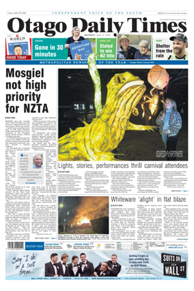 Cover of Otago Daily Times