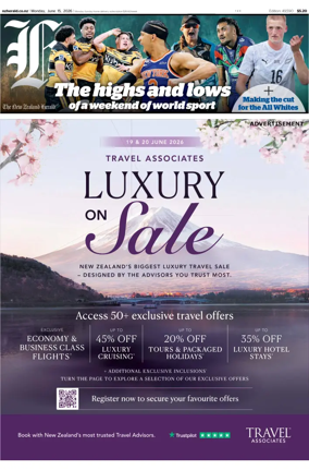 Cover of The New Zealand Herald