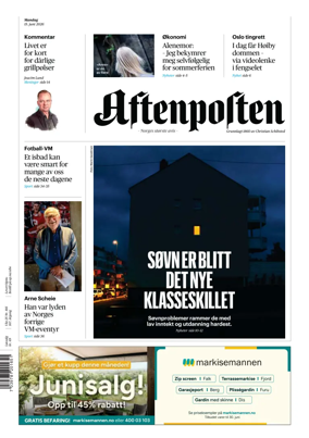 Cover of Aftenposten