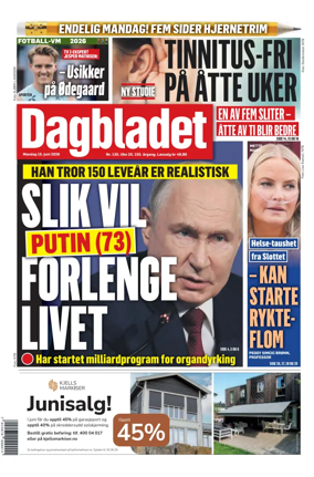 Cover of Dagbladet
