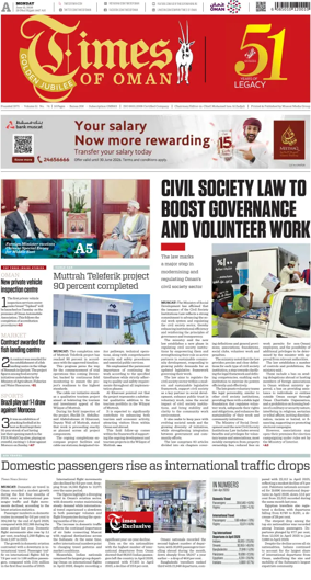 Cover of Times of Oman