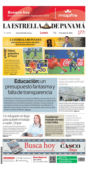 Cover of La Estrella de Panama