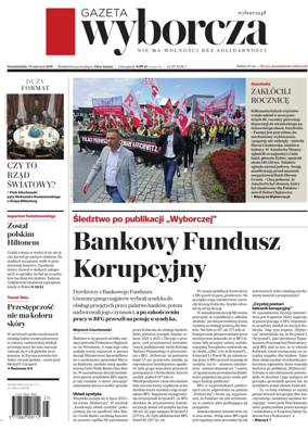 Cover of Gazeta Wyborcza