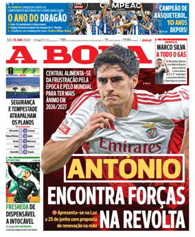 Cover of A BOLA (Portuguese)
