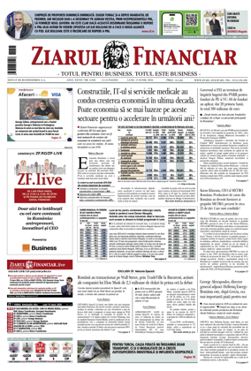 Cover of Ziarul Financiar