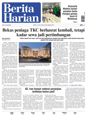 Cover of Berita Harian