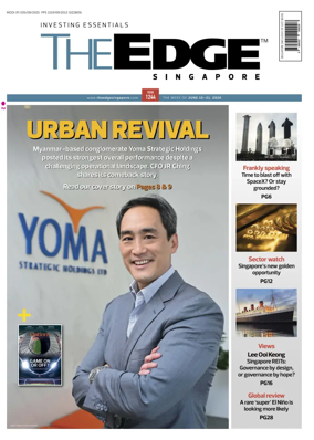 Cover of The Edge Singapore