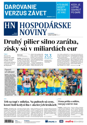 Cover of Hospodarske noviny