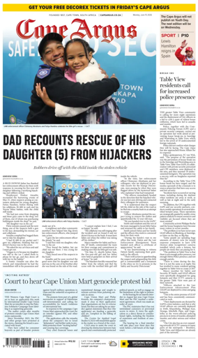 Cover of Cape Argus