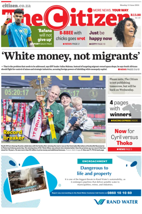 Cover of The Citizen (Gauteng)