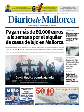 Cover of Diario de Mallorca