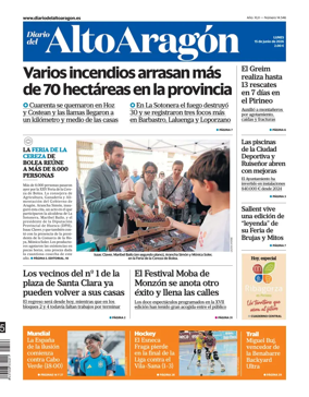 Cover of Diario del Alto Aragon