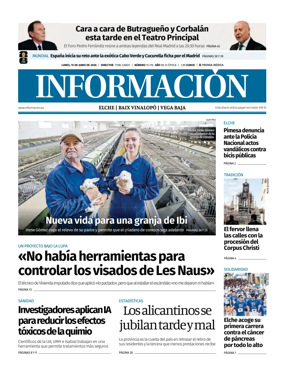 Cover of Diario Informacion (Elche y Vega Baja)